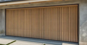 wooden garage door in Homer Glen, IL