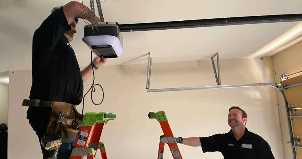 how to replace garage door opener battery