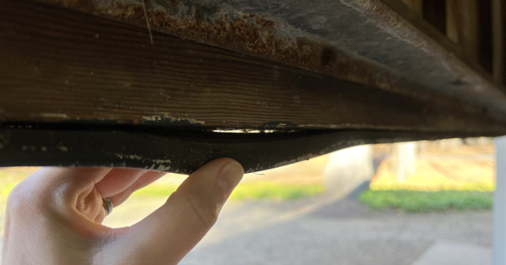 how to install garage door weather stripping