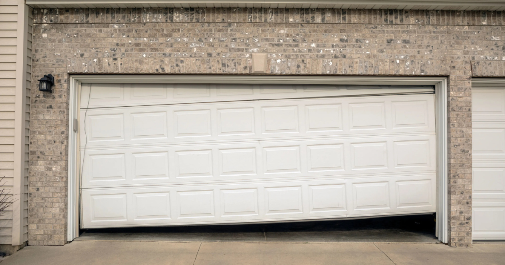 unbalanced garage door