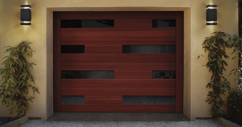 garage doors modern wood designs