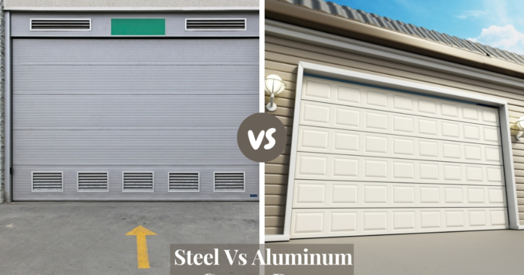 aluminum vs steel garage door