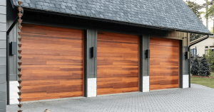 wooden garage door panels