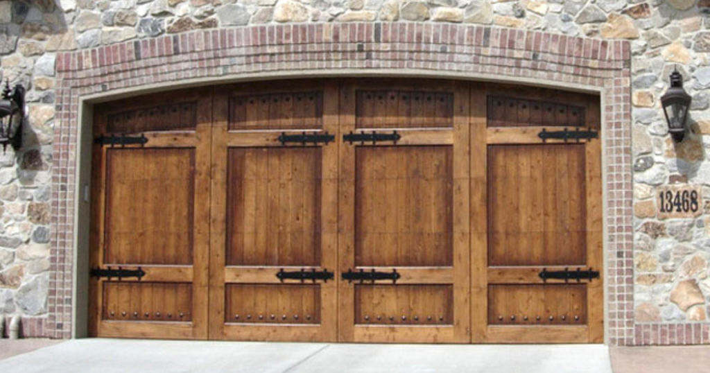 garage door panel wooden