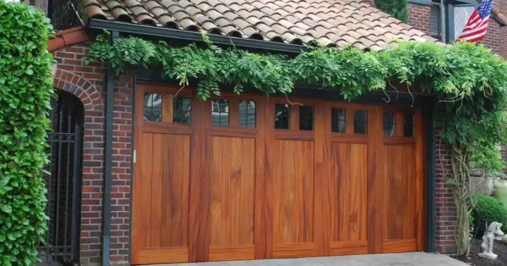 customize wooden garage doors